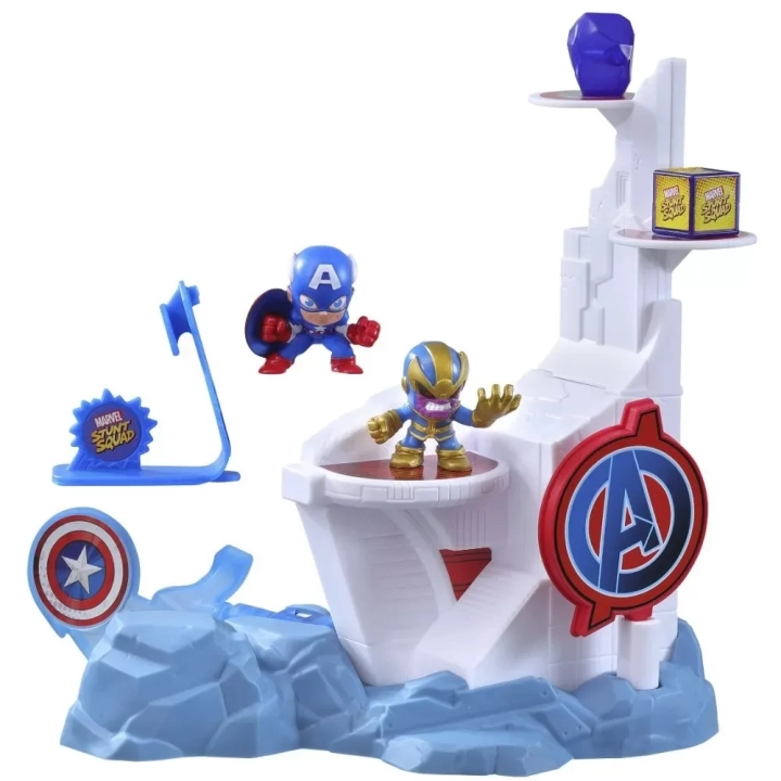 Hasbro Stunt Squad Capitan America vs Thanos figurki