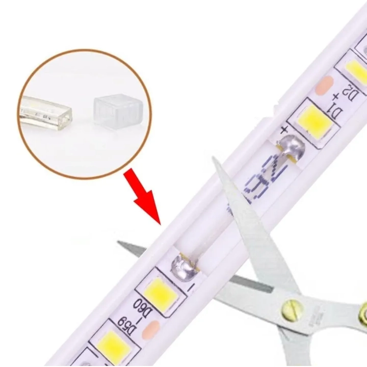 Taśma LED pcning 20m 220V 230V 5730 120 LED/m 6000K zimna biel POWYSTAWOWY