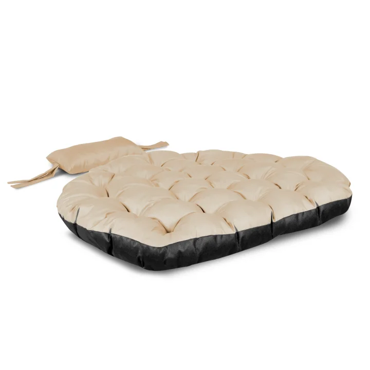 Poduszka ogrodowa 120 cm na krzesło wiszące bocianie gniazdo wodoodporna beżowa