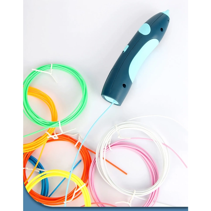 Wkłady PCL Długopis 3D Pen Zestaw 10 x Filamenty 5m kolor 1,75mm