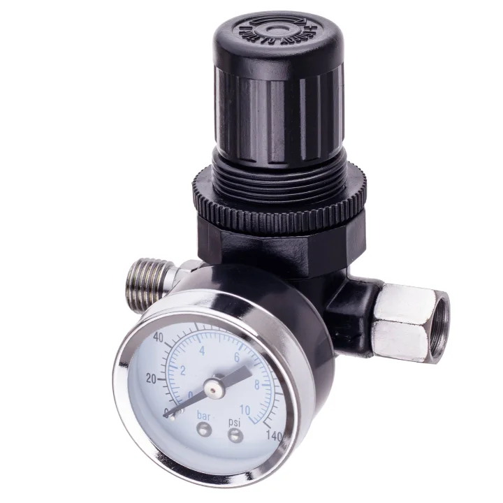 Reduktor Ciśnienia do Pistoletu Lakierniczego MEMBRANOWY 1/4 MINI AUARITA