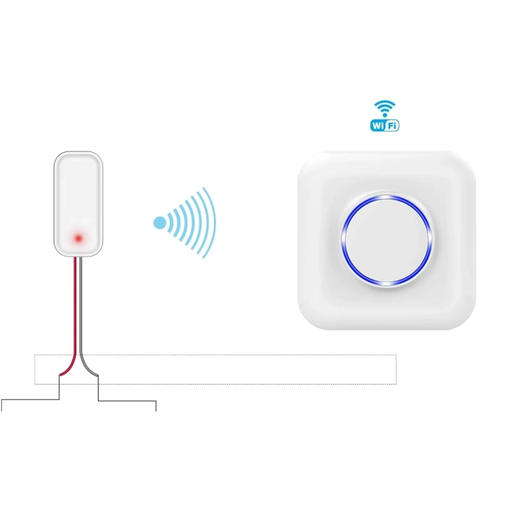 Zestaw przedłużacza bezprzewodowego do dzwonka BITIWEND 6 32V DC 3V WLAN