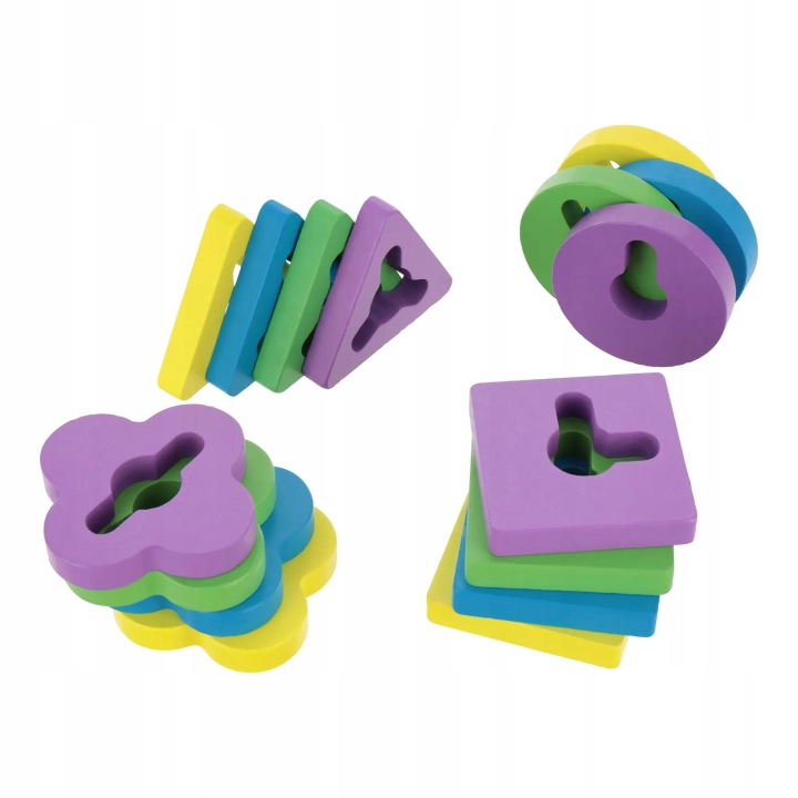 BIEDRONKA DREWNIANA UKŁADANKA MONTESSORI SORTER
