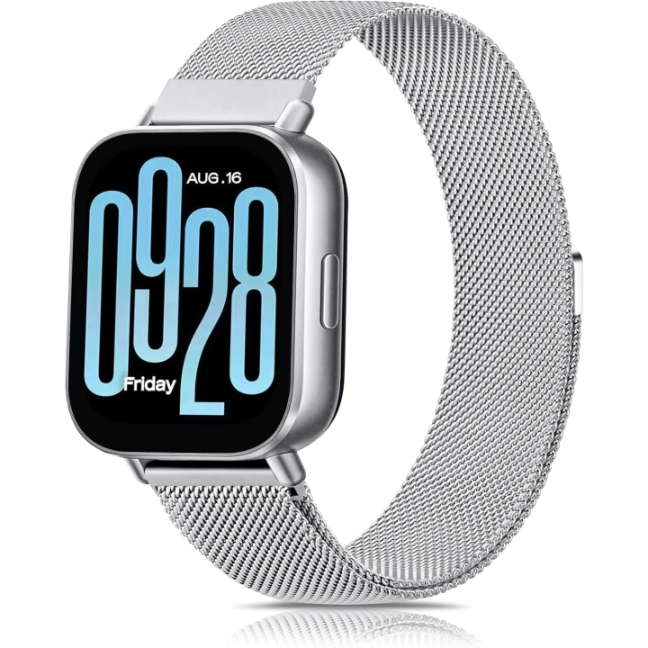 Pasek metalowy do Xiaomi Redmi Watch 5 Active/Lite srebrny Oumida