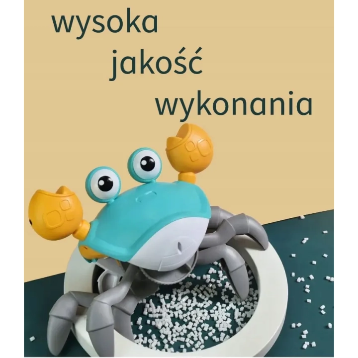 UCIEKAJĄCY PEŁZAJĄCY KRAB CHODZI GRA MUZYKA DO NAUKI RACZKOWANIA