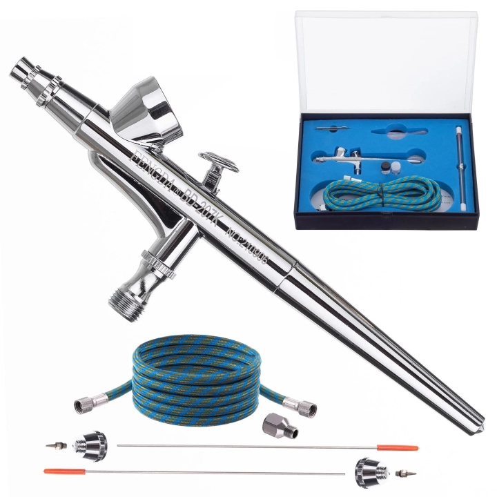 Aerograf FENGDA BD-207K dysza 0,2 + 0,3 + 0,5mm