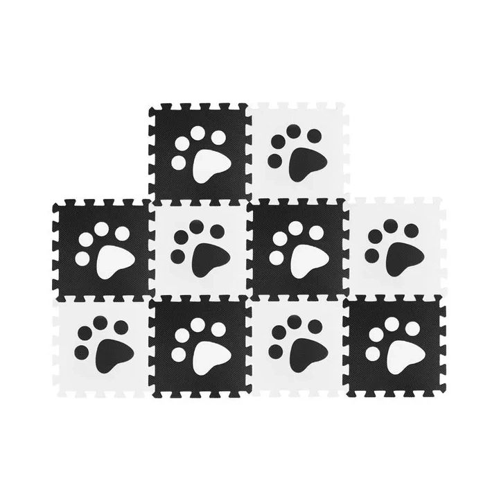 MATA EDUKACYJNA PIANKOWA PUZZLE EVA 90 x 90 GRUBA DLA DZIECI MIĘKKA