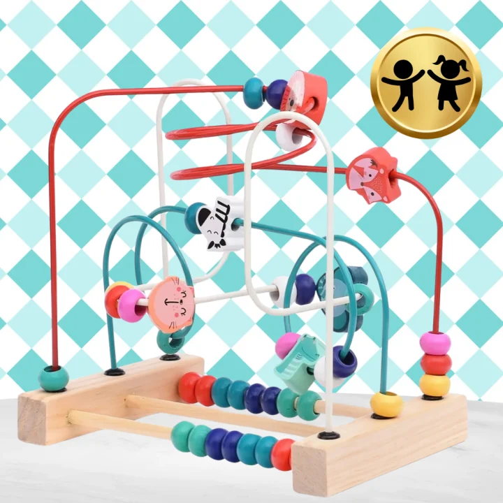 EDUKACYJNY DREWNIANY LABIRYNT PRZEPLATANKA ZWIERZETA ZOO NAUKA PREZENT