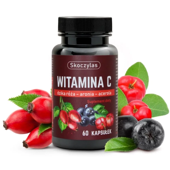 WITAMINA C TRIO dzika róża, aronia, acerola