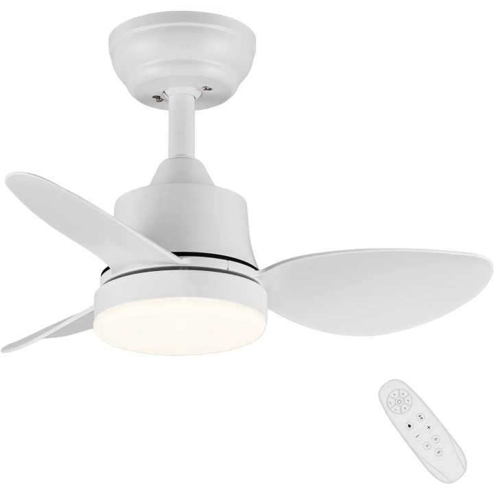 Wentylator sufitowy z oświetleniem LED Newday 61cm pilot biały POWYSTAWOWY