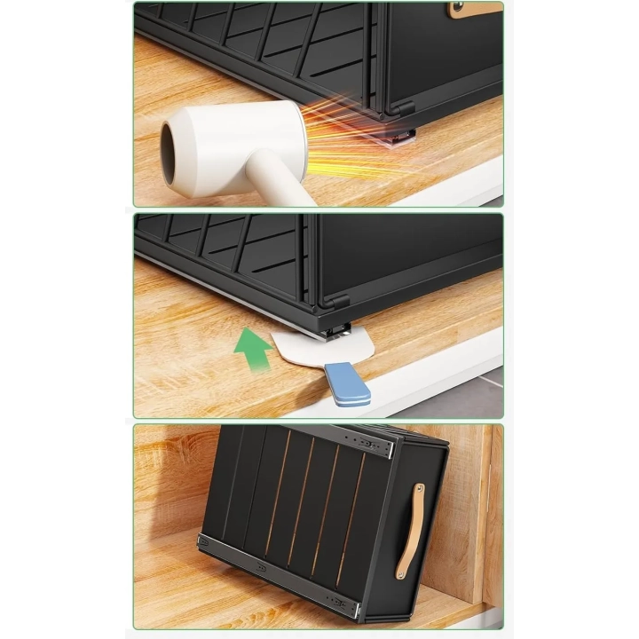 Organizer wysuwany do szafki kuchennej Kitstorack 40x25x16 cm z uchwytem