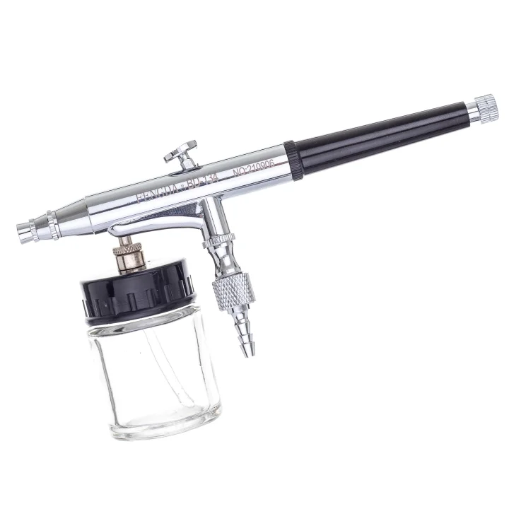 Oryginalny Aerograf FENGDA Double Action BD-134 0,3mm 2 uchylne zbiorniki