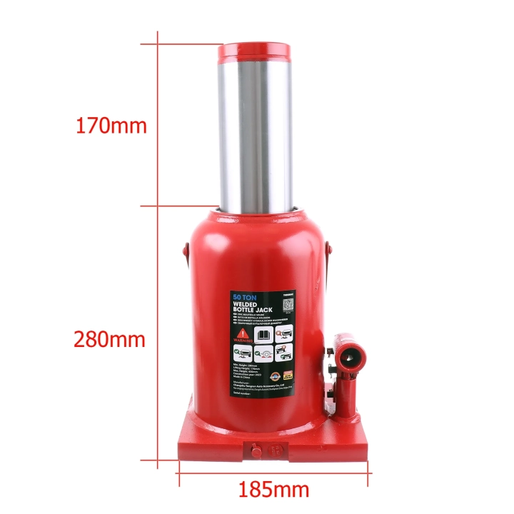 Podnośnik słupkowy Hydrauliczny 50 Ton Big Red Podnośnik Butelkowy Lewarek