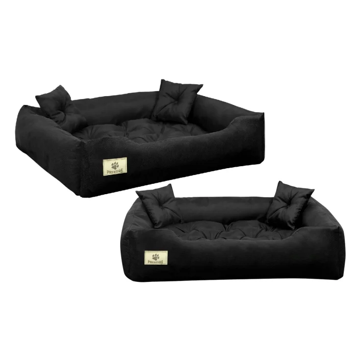 Legowisko dla psa kojec PRESTIGE 115x95 cm wodoodporne czarne