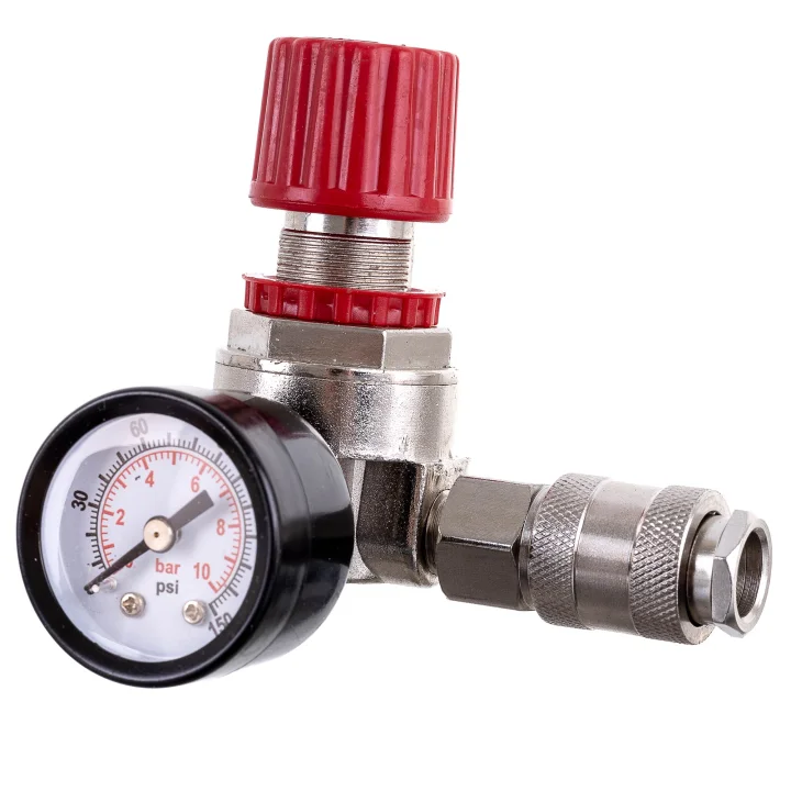 Reduktor do kompresora Sprężarki Pod Pistolet Lakierniczy 1/4 Szybkozłączka