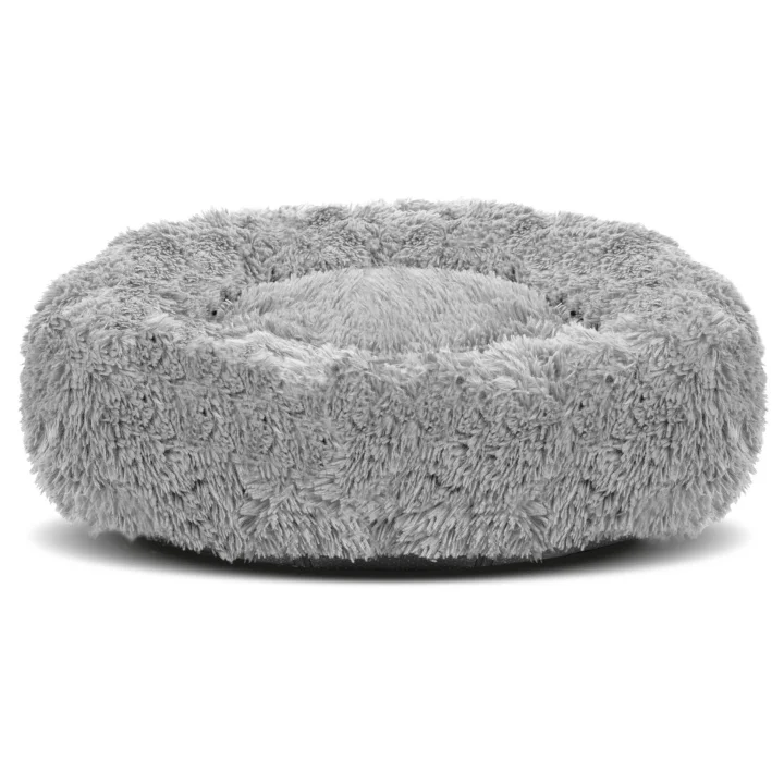 Legowisko shaggy 100cm jasnoszare