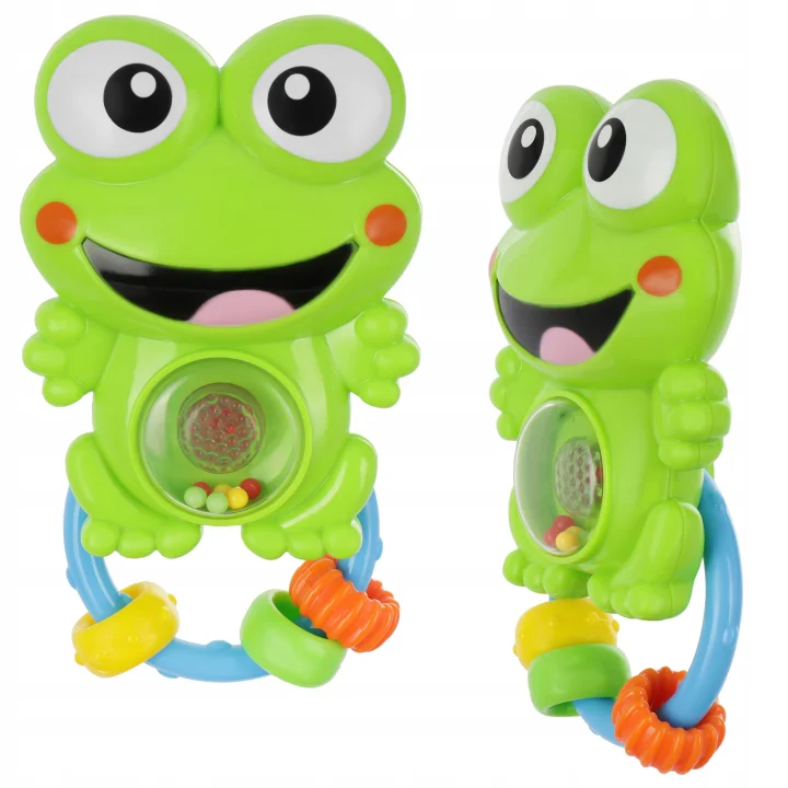 MUZYCZNA GRZECHOTKA INTERAKTYWNA ŻABKA GRYZAK ŻABA