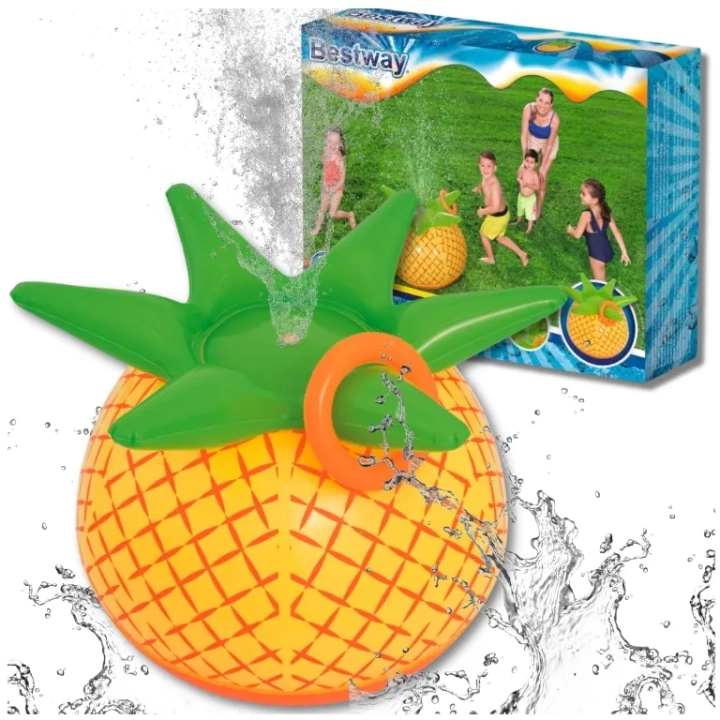 Bestway Dmuchana Fontanna Ananas Ogrodowa Zraszacz dla Dzieci Woda Lato 81 CM
