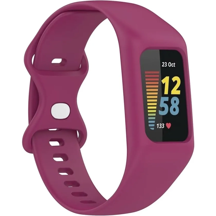 Pasek do Fitbit Charge 3/4/5/SE FONREST silikonowy sportowy ochronna obudowa