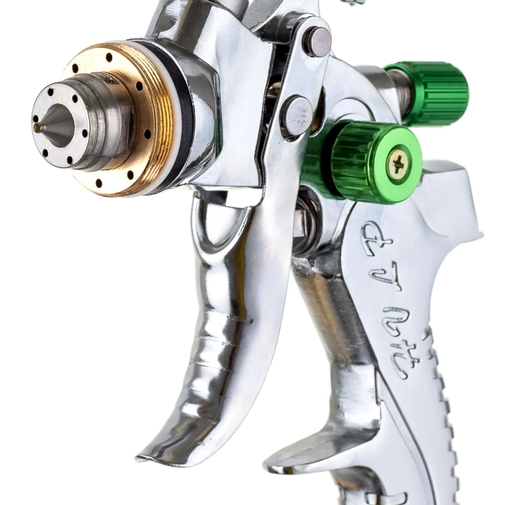 PISTOLET LAKIERNICZY 4X DYSZA HVLP 1.4 1.7 2.0 2.5 ZESTAW MALOWANIA 600ml