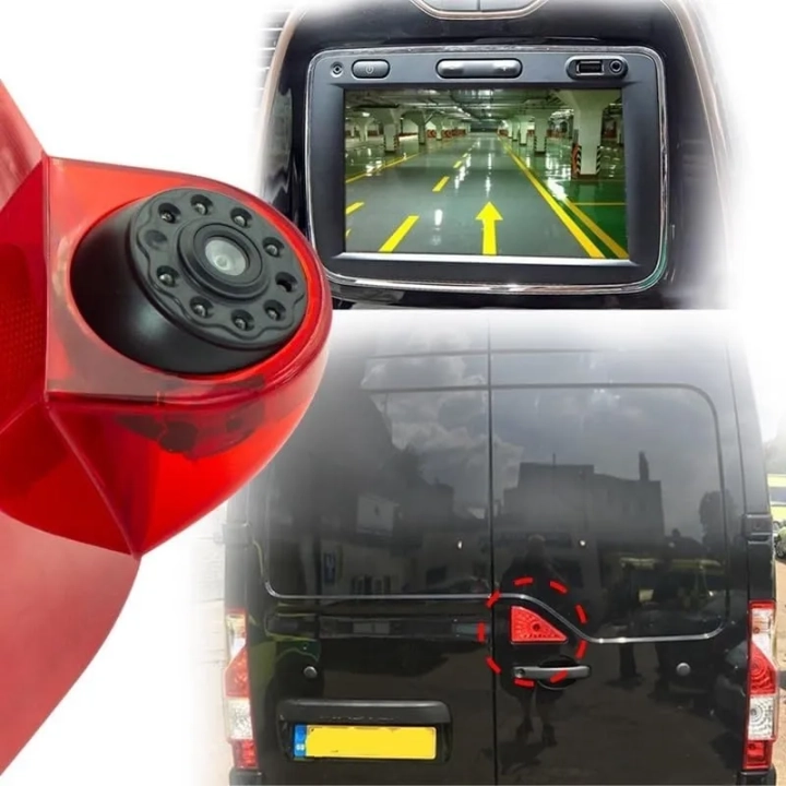 Kamera tylna do auta FURREN, tryb nocny dla Opel/Vauxhall Movano 2010+