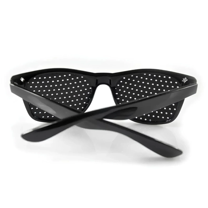 Okulary ajurwedyjskie do poprawy wzroku Pinhole czarne okulary treningowe do oczu