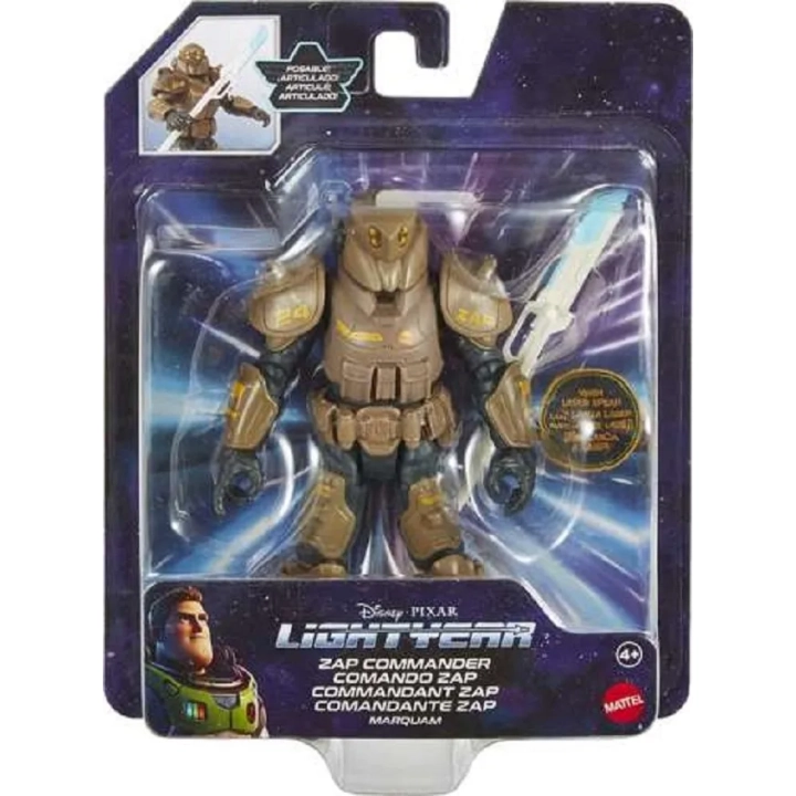 MATTEL Lightyear Buzz Astral Zap Commander 13cm