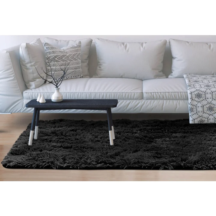 DYWAN SHAGGY ANTYSLIP 80x120 cm CZARNY