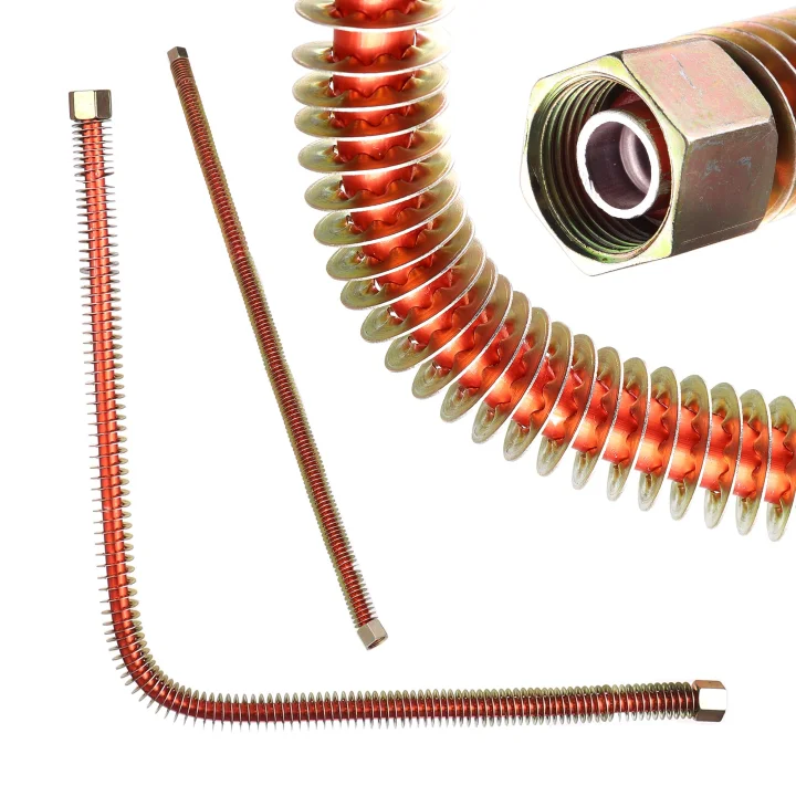 Rurka BP03 3/8"-3/8" 60cm z radiatorem do głowicy kompresora 24/50L