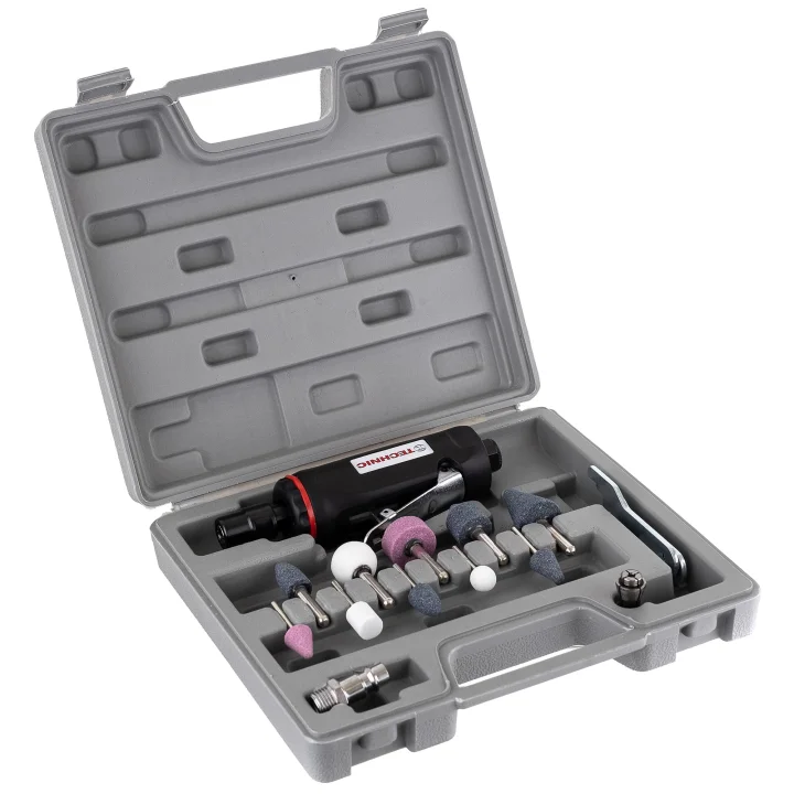 Szlifierka Pneumatyczna Trzpieniowa Prosta DIAX 3mm 6mm Kamienie Zestaw