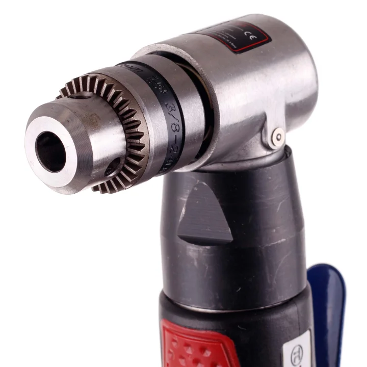 Wiertarka Pneumatyczna Kątowa 1,5 - 10 mm na Kluczyk Niska Głowica 95mm