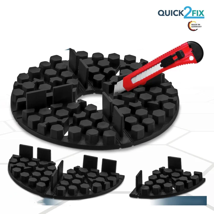Łożyska płytowe gumowe QUICK2FIX uszczelka 2×10 mm 50 szt. do paneli tarasowych