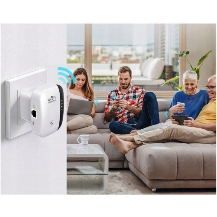 Repeater Wi-Fi wzmacniacz sygnału do 2500 sq.ft dla 45+ urządzeń