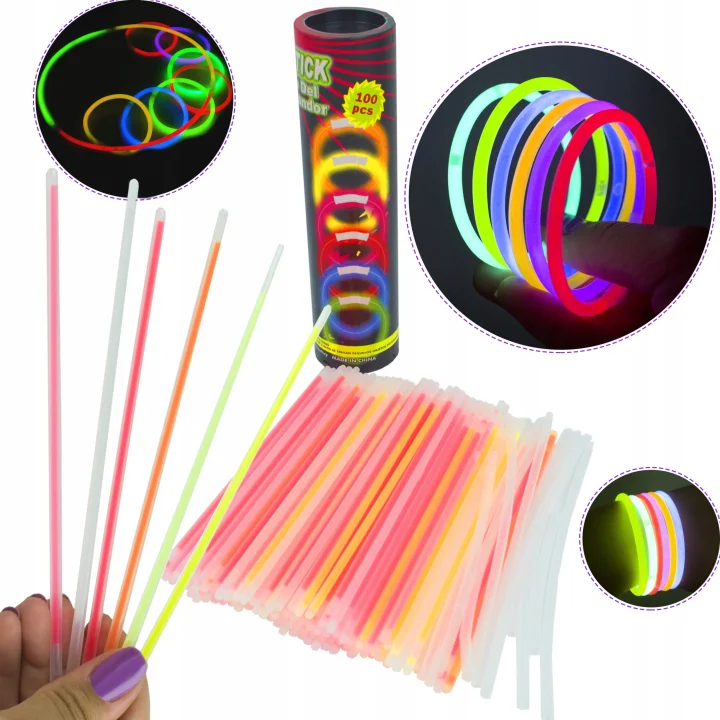 *LT431 OPASKI ŚWIECĄCE BRANSOLETKI FLUORESENCYJNE