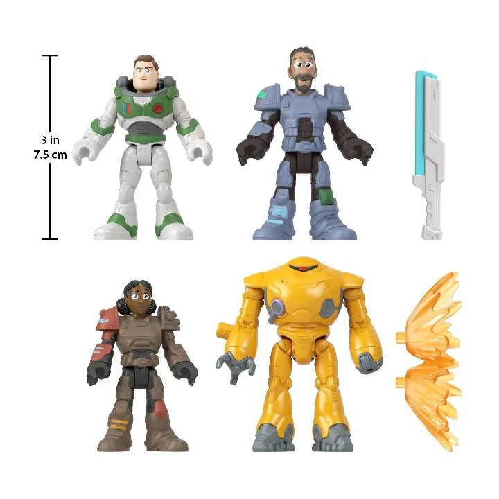 Fisher Price Imaginext Lightyear Zap Patrol zestaw figurek 4pak
