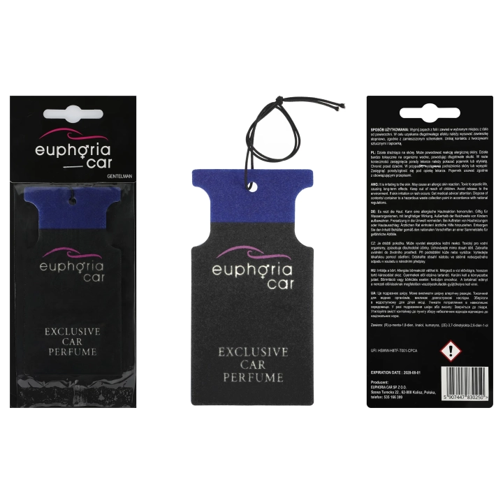 ZAWIESZKA ZAPACHOWA EUPHORIA CAR GENTELMAN