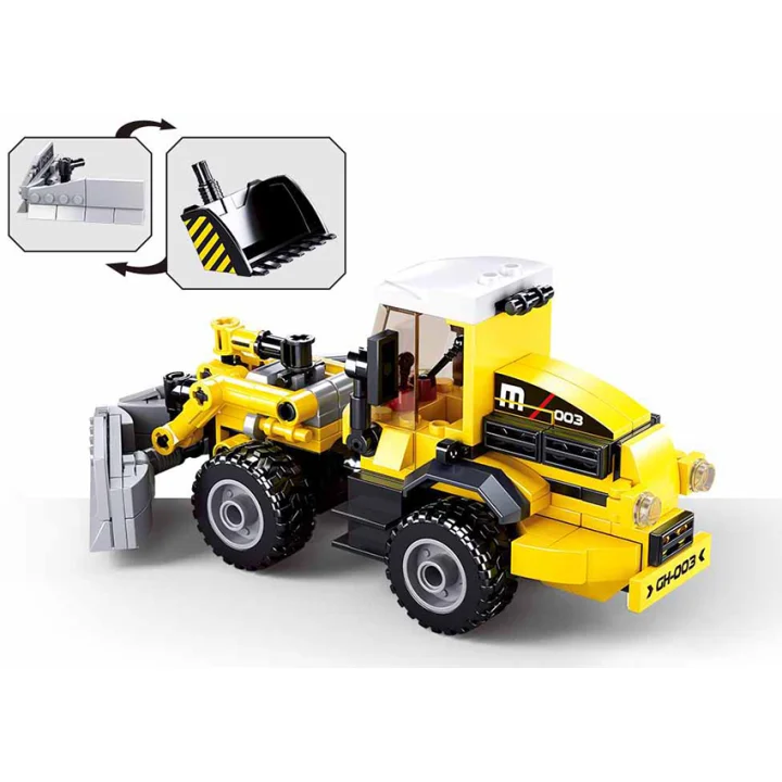 Klocki SLUBAN TOWN Spychacz 200el M38-B0803