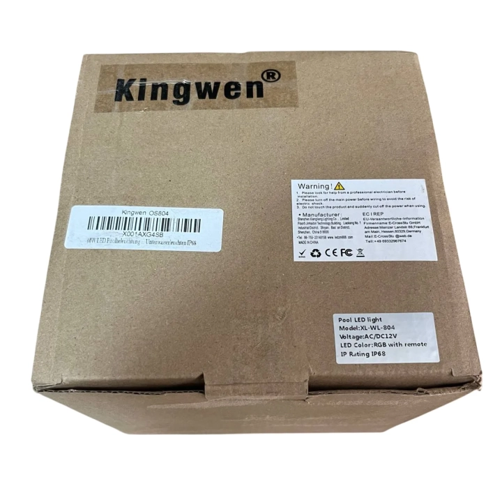 UŻYWANA Lampa LED Kingwen 40W RGBW IP68 do basenu i akwarium zanurzeniowa