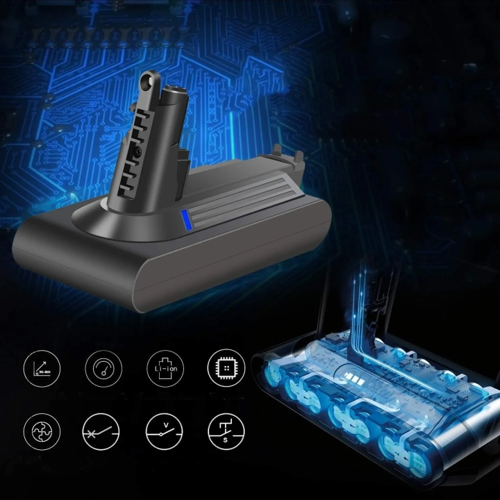 Akumulator Batterytec do Dyson DS-V11B, 18,5 x 11,3 x 9,2 cm