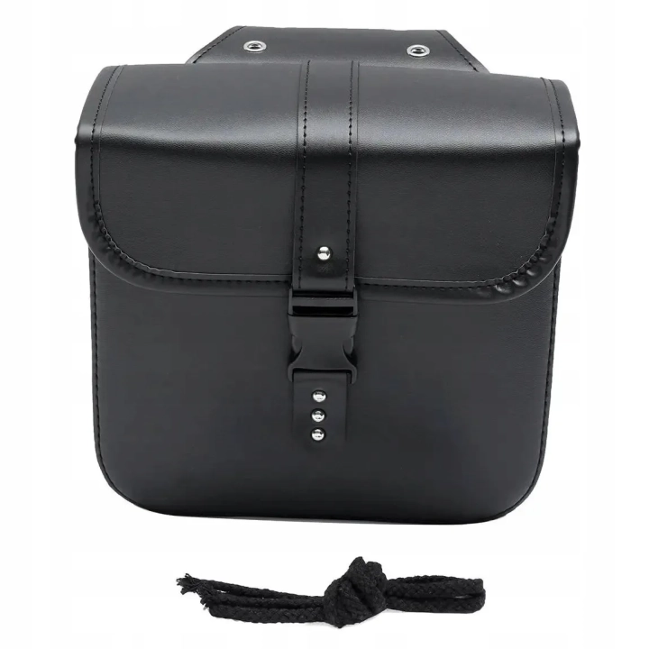 Torba motocyklowa 24х26х11 cm Czarna duża 2 szt wodoodporna sakwa boczna na motor lub skuter