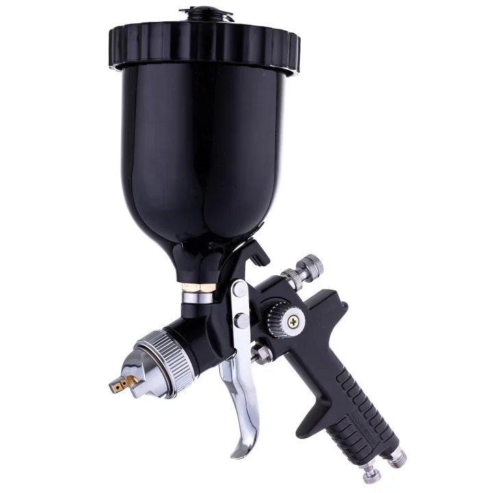 Pistolet lakierniczy do Malowania HVLP dysza 1,4mm BLACK Zbiornik 600ml