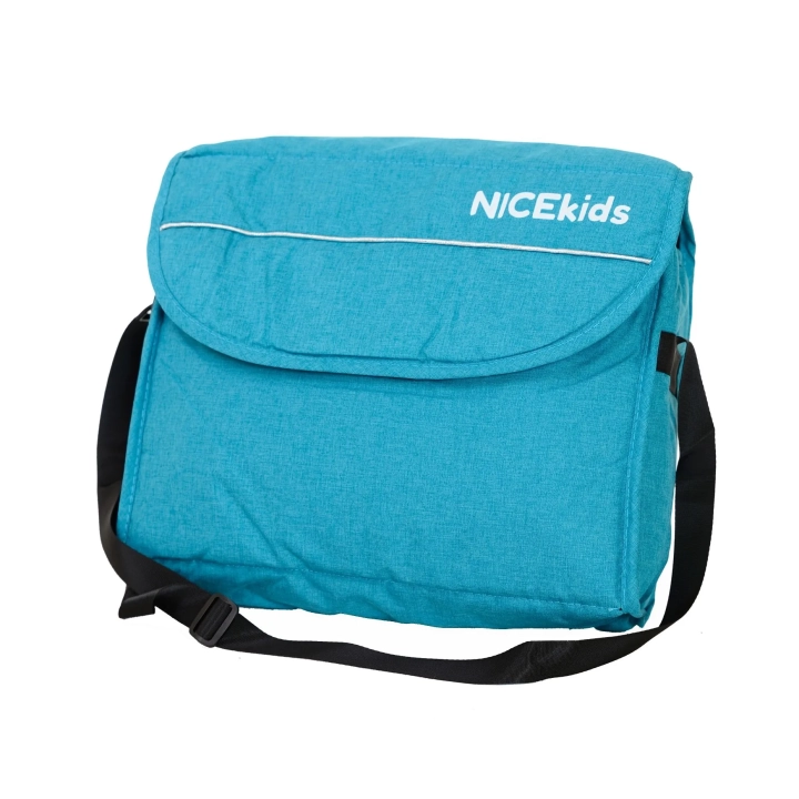 WÓZEK DLA DZIECI ALUMINIOWY 3W1 508 NICEKIDS SELEDYNOWO CZARNY