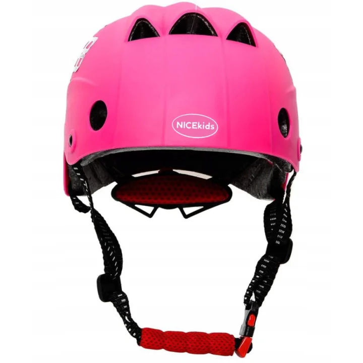 RÓZOWY KASK OCHRONNY REGULOWANY 50-56