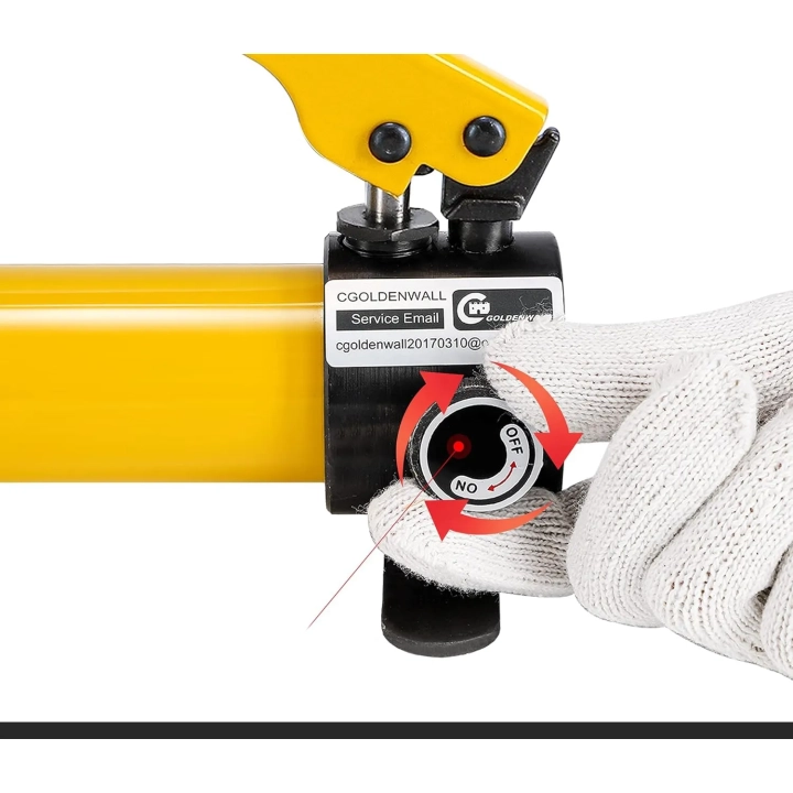 POWYSTAWOWA CGOLDENWALL CP-180 ręczny hydrauliczny pompka 60 kg/m2 0,8m wąż