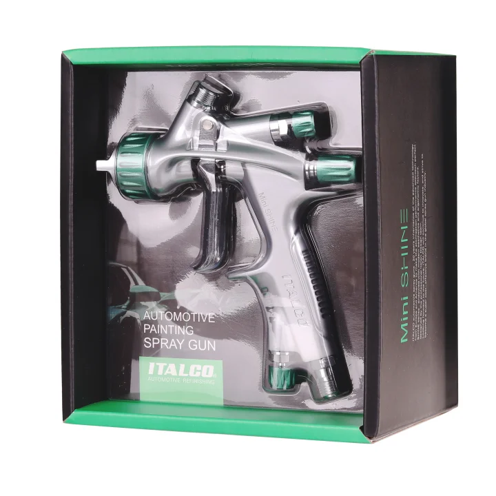 Pistolet lakierniczy MINI ITALCO SHINE Dysza 1,0mm HVLP do Zaprawek 250ml