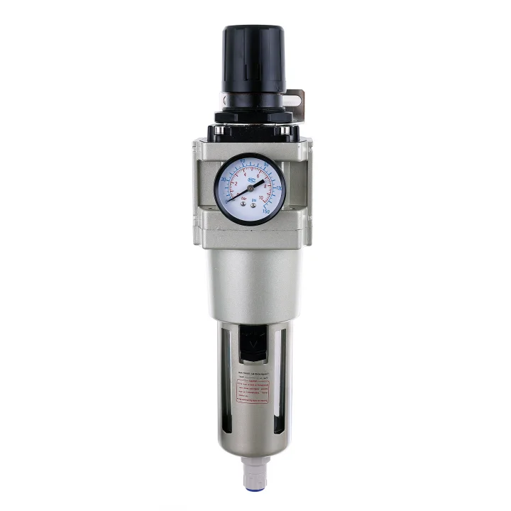 Filtr Odwadniacz Reduktor Ciśnienia Powietrza 1cal 20um Automatyczny Spust