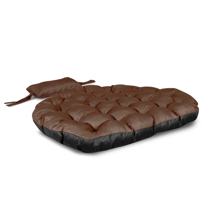 Poduszka ogrodowa 120 cm na krzesło wiszące bocianie gniazdo wodoodporna brązowa