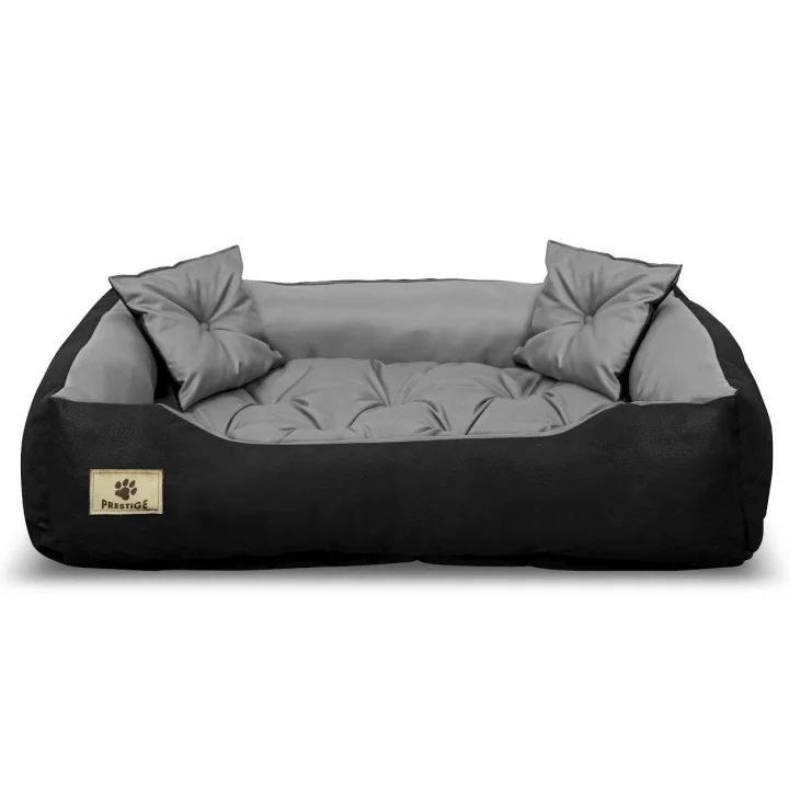 Legowisko dla psa kojec PRESTIGE 130x105 cm wodoodporne szare