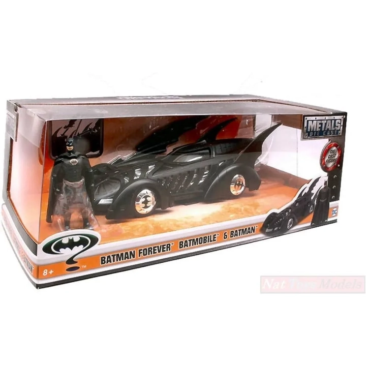 JADA Metal DC Comics Batman BATMOBILE 1:24 Forever