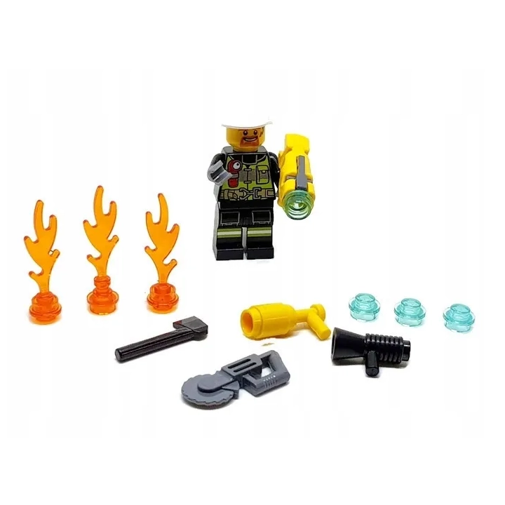 Klocki LEGO 951704 City Strażak narzędzia saszetka
